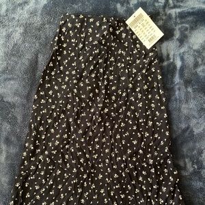 Patterned Brandy Melville Midi Skirt
